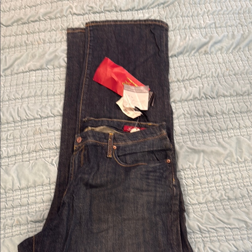 Seven7 Women's Boot Cut Jeans - Dark Blue